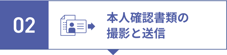 step2.本人確認書類の撮影と送信